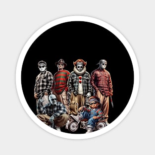 Cartoon Christmas Thug Life, Movie Character, Thug Life Xmas, Thug Life Merry Christmas, Vintage Movie Thug Life Magnet